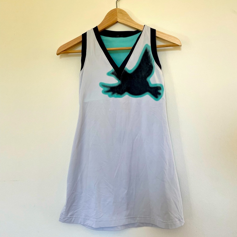 - Early 00s  Lululemon Workout/Tennis Dress with Built-in Bra.